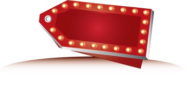 Fiyat etiketi ışık