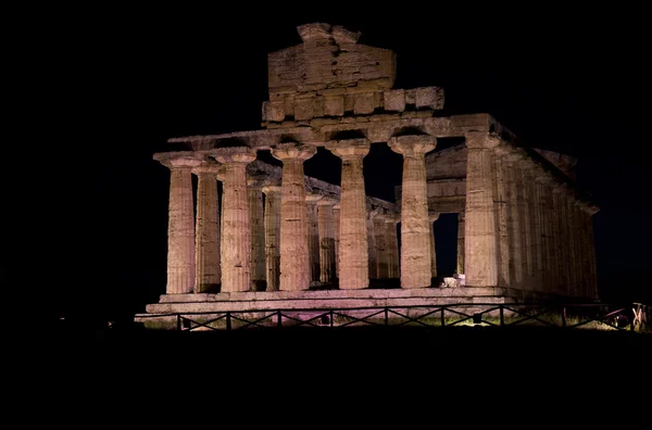 Paestum tempio antico — Foto Stock