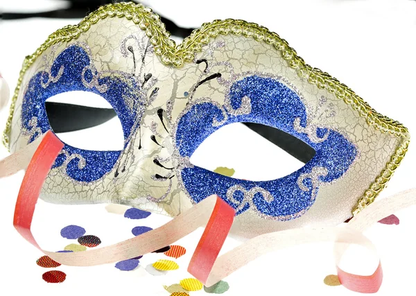 Carnival mask on white — Stock Photo, Image