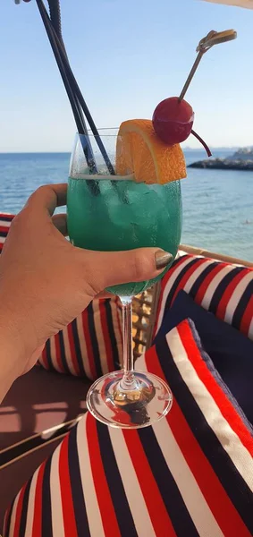 Cocktail Cafe Sea — Stockfoto