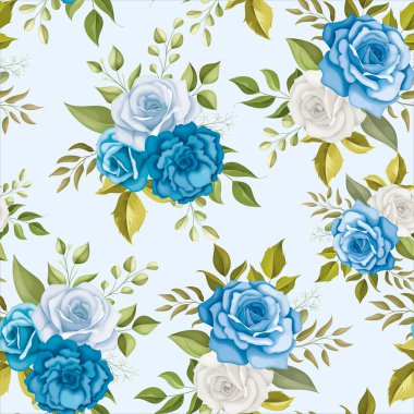 Zarif çiçek desenli.