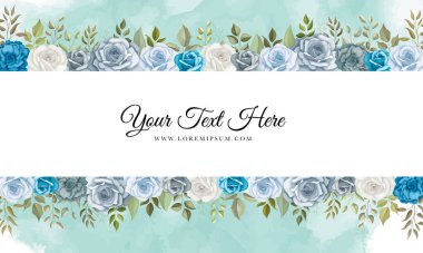 Güzel el çizimi çiçek arkaplanı