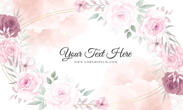 Beau Fond Fleur Douce — Image vectorielle