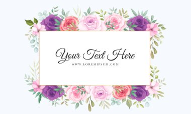 Güzel çiçekli zarif bir arka plan.