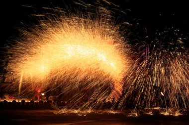 Demir sıcak çiçek sanatçıları iken, Çin 'de maddi olmayan kültür mirası.