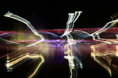 Karanlıktaki ışık, soyut arkaplan