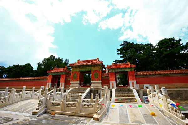 Estilo Tradicional Chinês Arquitetura — Fotografia de Stock