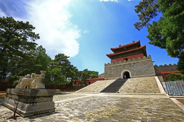 Estilo Tradicional Chinês Arquitetura — Fotografia de Stock