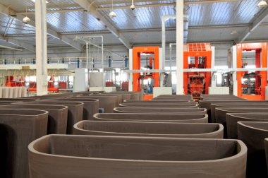 Seramik ürünler atölyede 