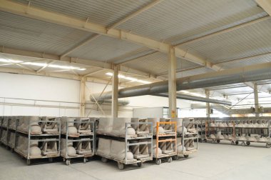 Seramik ürünler atölyede