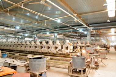 Seramik ürünler atölyede