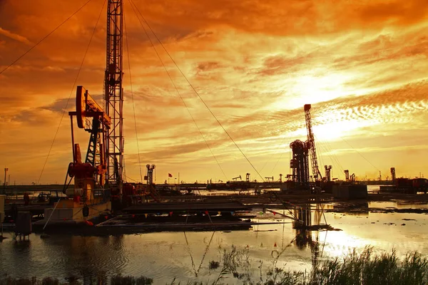 Oliepomp Uitrusting Voor Olie Industrie — Stockfoto