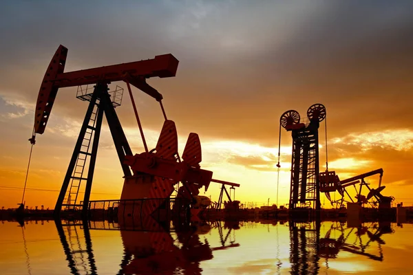 Pompa Olejowa Sprzęt Przemysłu Naftowego — Zdjęcie stockowe