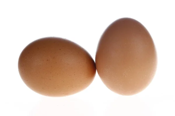 Eggs White Background Close Pictures — Stock Photo, Image