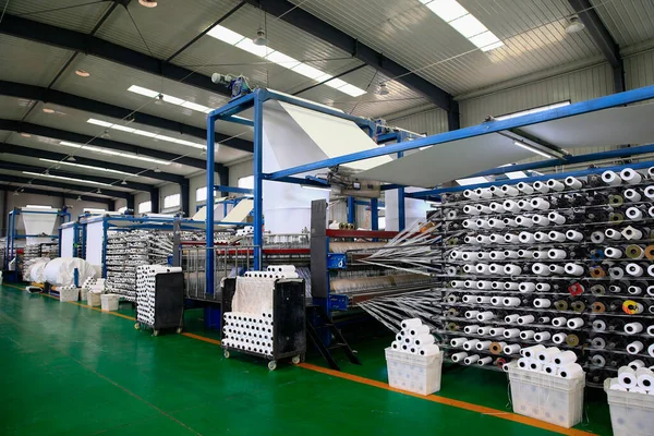 Paketleme Ekipmanları Endüstriyel Fabrika Otomasyon Üretimi — Stok fotoğraf