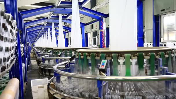 Packaging Equipment Industrial Factory Automation Production Line — Stock Video