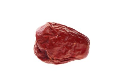 Beyaz arkaplanda kırmızı 