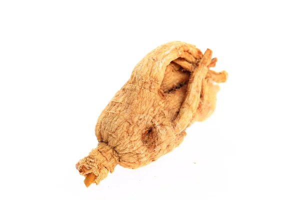 Ginseng Een Witte Achtergrond — Stockfoto