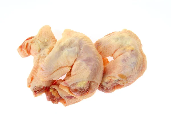 Beyaz Arka Planda Tavuk Boynu — Stok fotoğraf