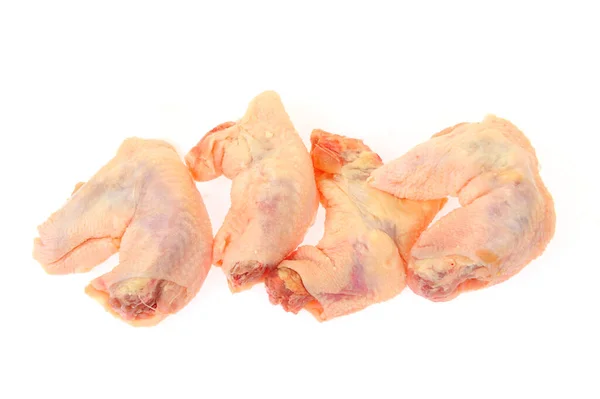 Cuello Pollo Sobre Fondo Blanco — Foto de Stock