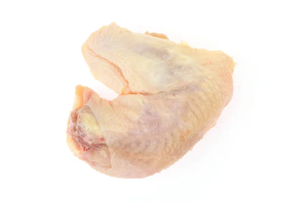 Cuello Pollo Sobre Fondo Blanco —  Fotos de Stock