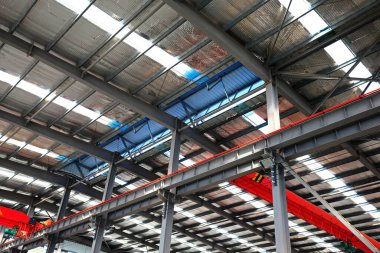 Çelik yapı binası, sanayi tesisleri.