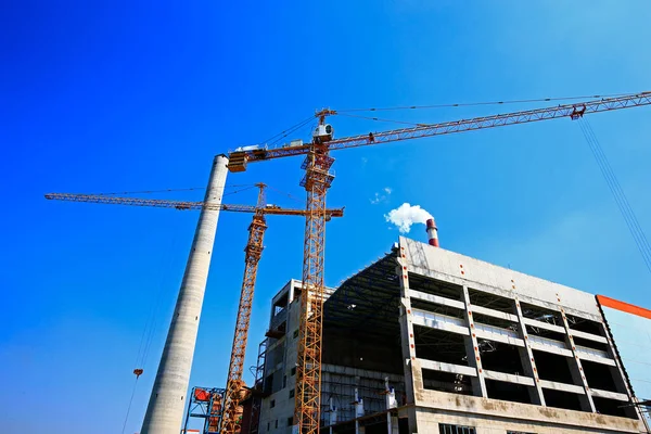 Construção Edifícios Construção — Fotografia de Stock