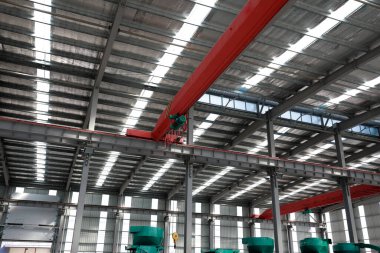 Çelik yapı binası, sanayi tesisleri.