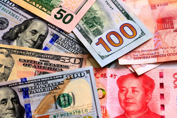 Usd Rmb Close Pictures — Stock Photo, Image