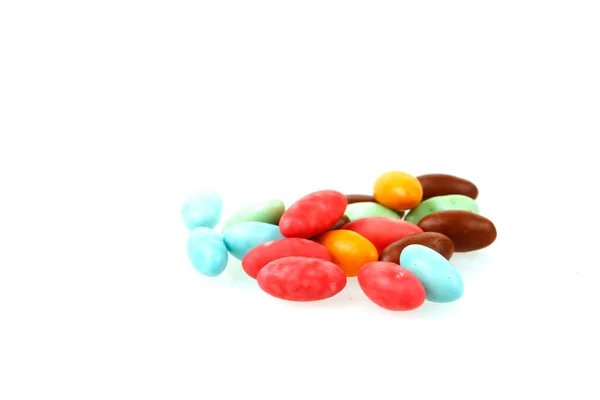 Candy Bílém Pozadí — Stock fotografie