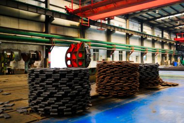 Sanayi ekipmanlarının eski fabrika soyut arka planı