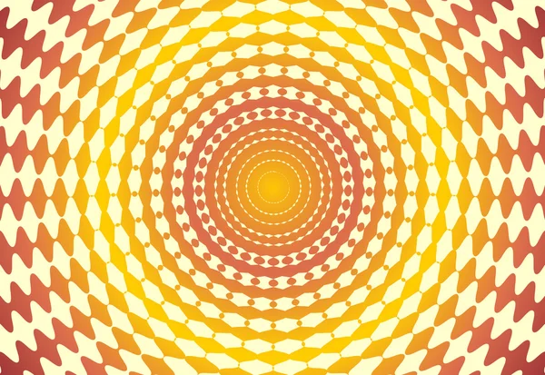 Soyut yuvarlak güneş ışınları, veri bloğu veya soyut oryantal desen.