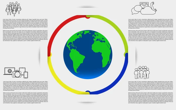Infographics earth ile. Planet earth Infographic. Beyaz Infographic Dünya Haritası ile. Dünya harita Infographic teknoloji simgeleri ile.