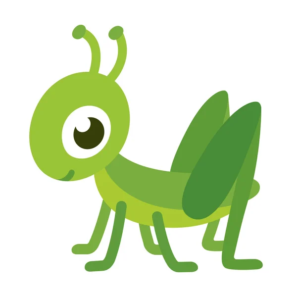 귀여운 만화 메뚜기 — 스톡 벡터