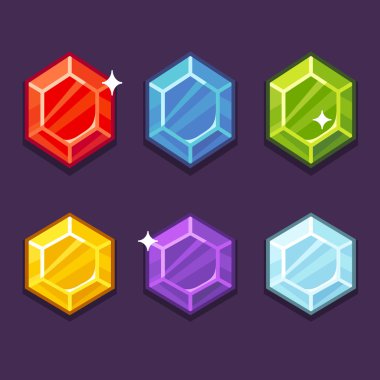 Çizgi film gems kümesi