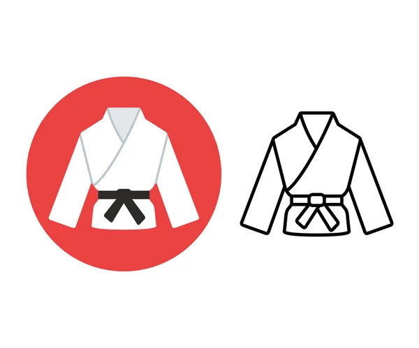 Icono de artes marciales — Vector de stock