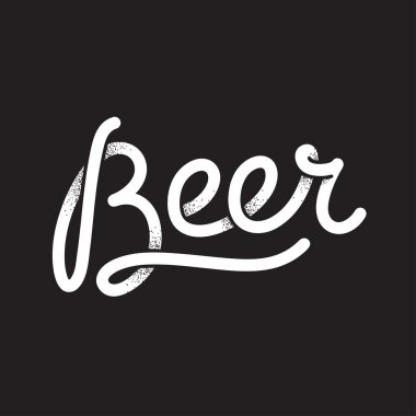 Bira yazı illüstrasyon 