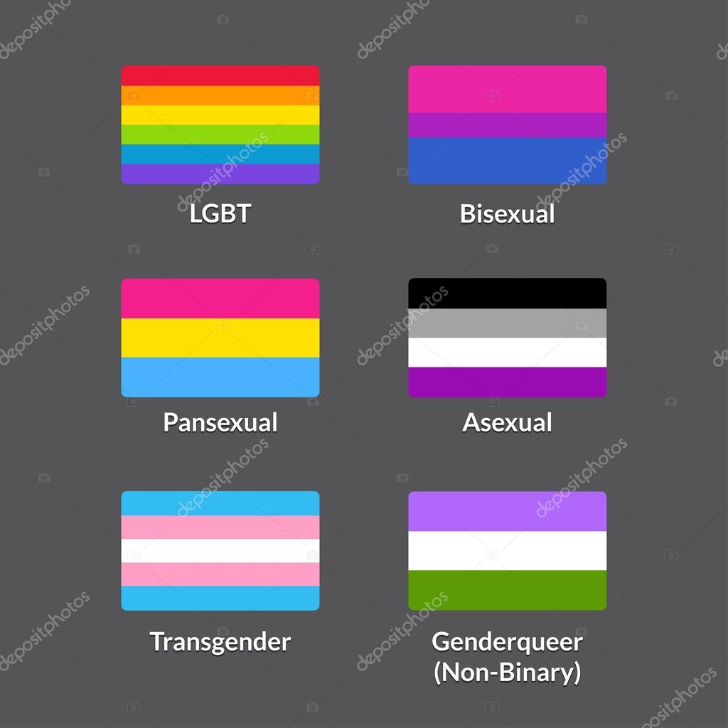 Set De Banderas Lgbt Stock Vector By Sudowoodo