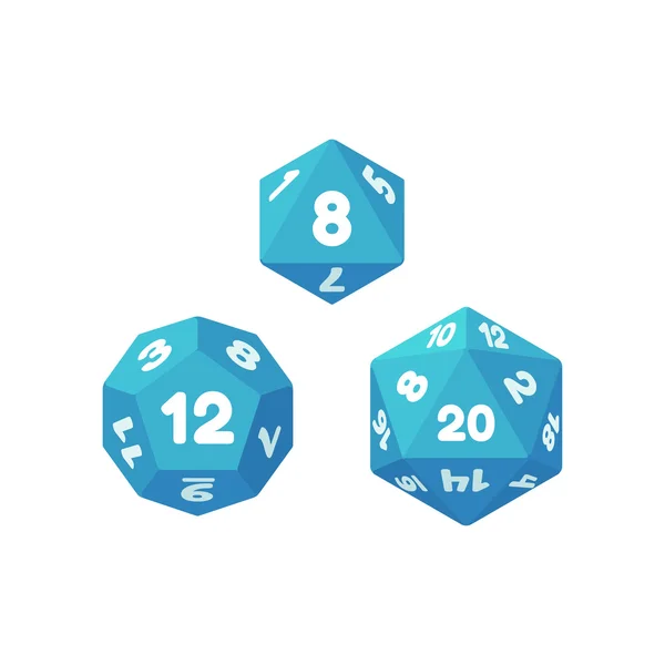 Game dice set — Stock Vector