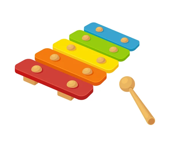 Παιχνίδι xylophone εικονογράφηση — Διανυσματικό Αρχείο