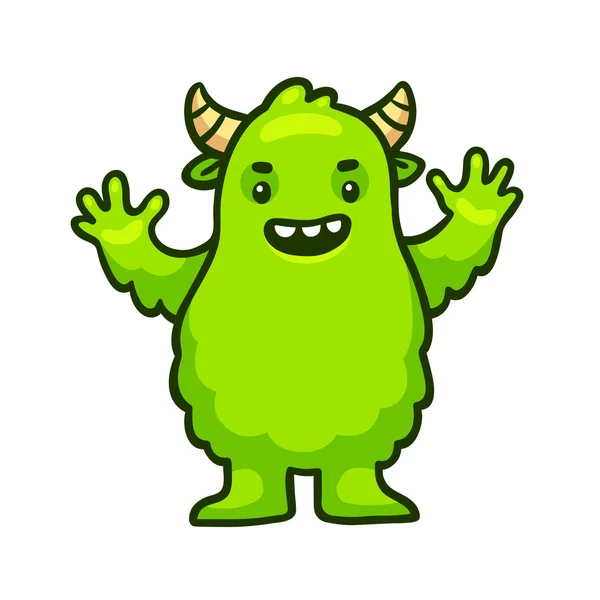 Cute cartoon monster — Stockvector