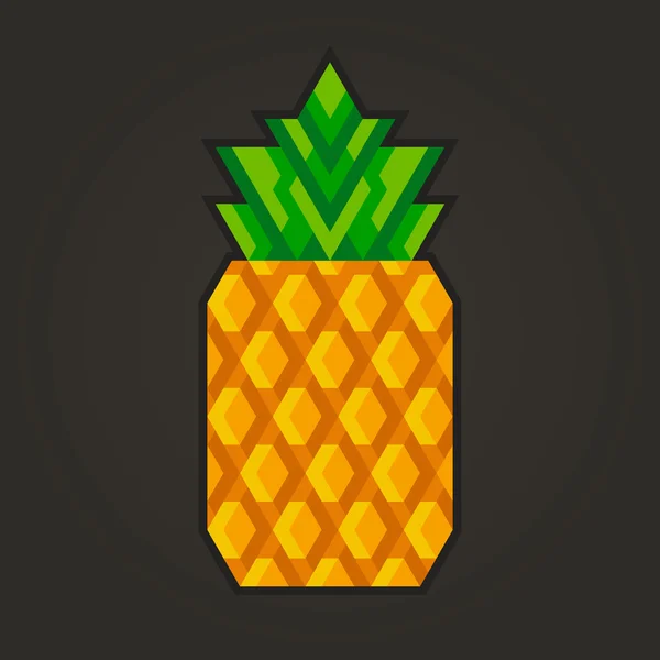 Ananas géométrique — Image vectorielle