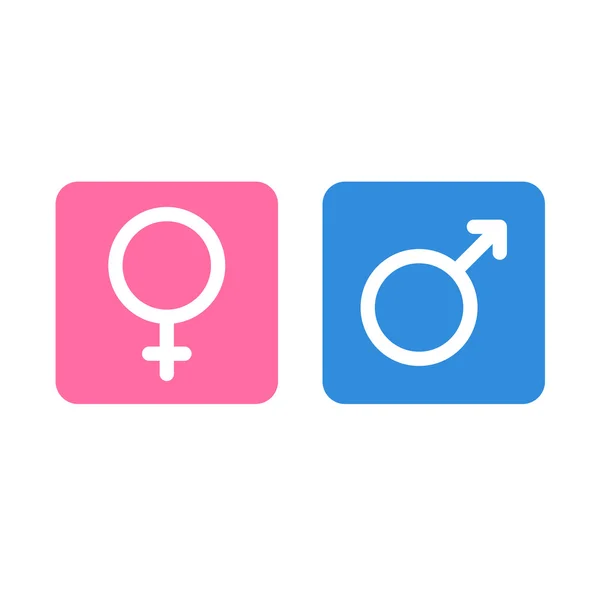 Gender-Ikonen — Stockvektor