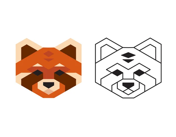 Szef Red Panda — Wektor stockowy