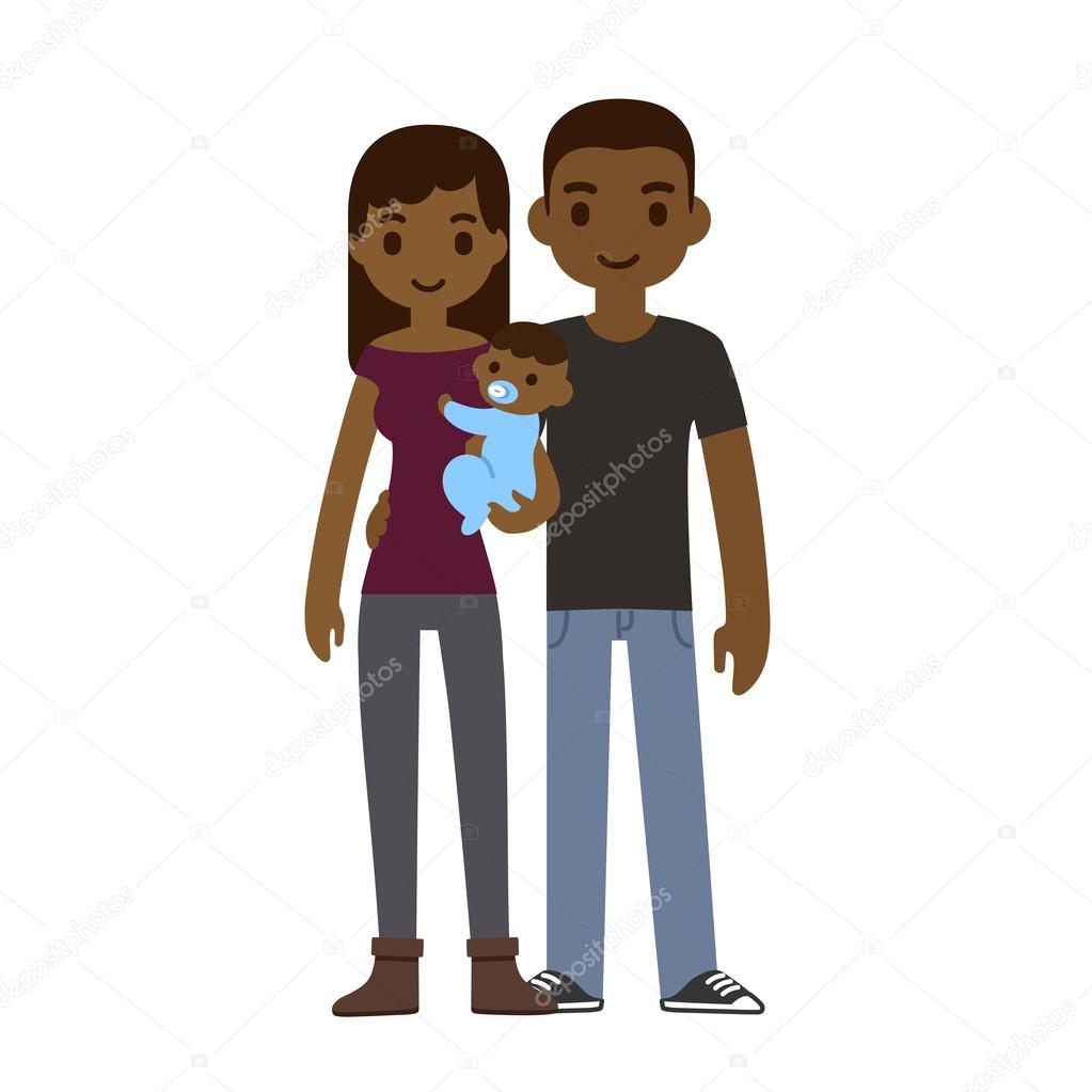 wallpapers Cute Couple Cartoon Holding Hands Couple Black And White Images https depositphotos com 77236338 stock illustration cartoon black couple holding baby html
