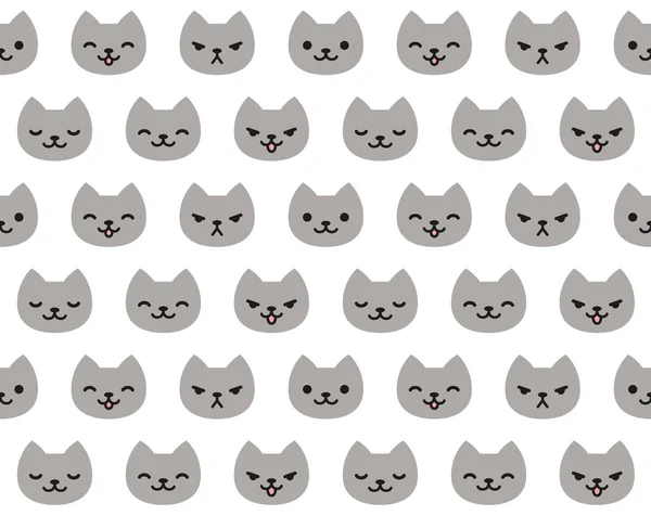 Cat pattern — Stock Vector