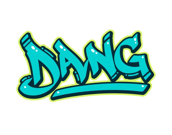 Urban Dang Graffiti — Stock Vector