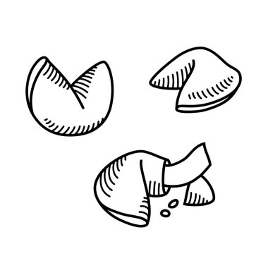Fortune cookies clipart
