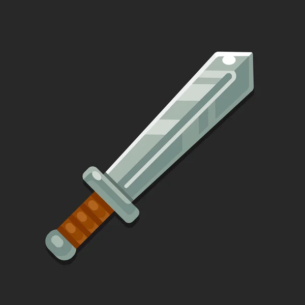 Icono de espada juego — Vector de stock