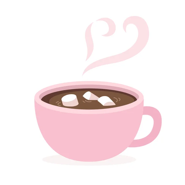 Hot chocolate cup — Stock Vector